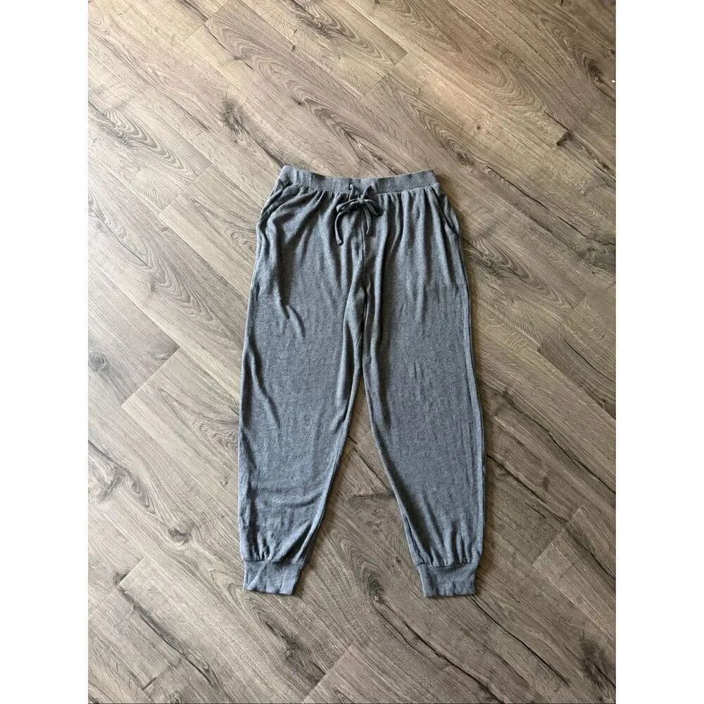 lands end heathered knit women jogger loose fit size Medium